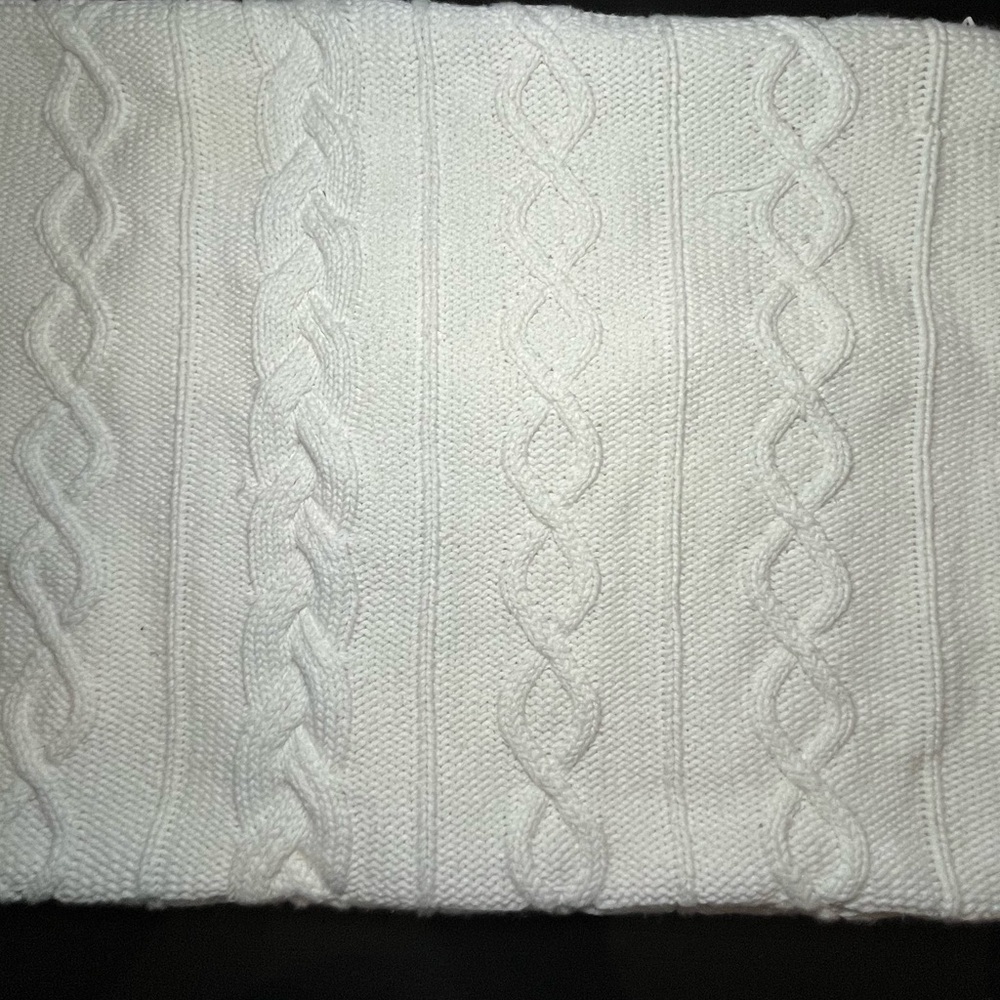 Cable knit lumbar Throw pillow - Picture 8 of 10